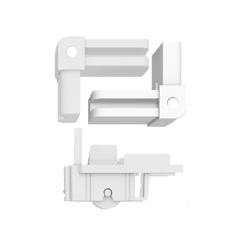 Vela 18 mm Slim Pleated Insect Screen Components for Doors