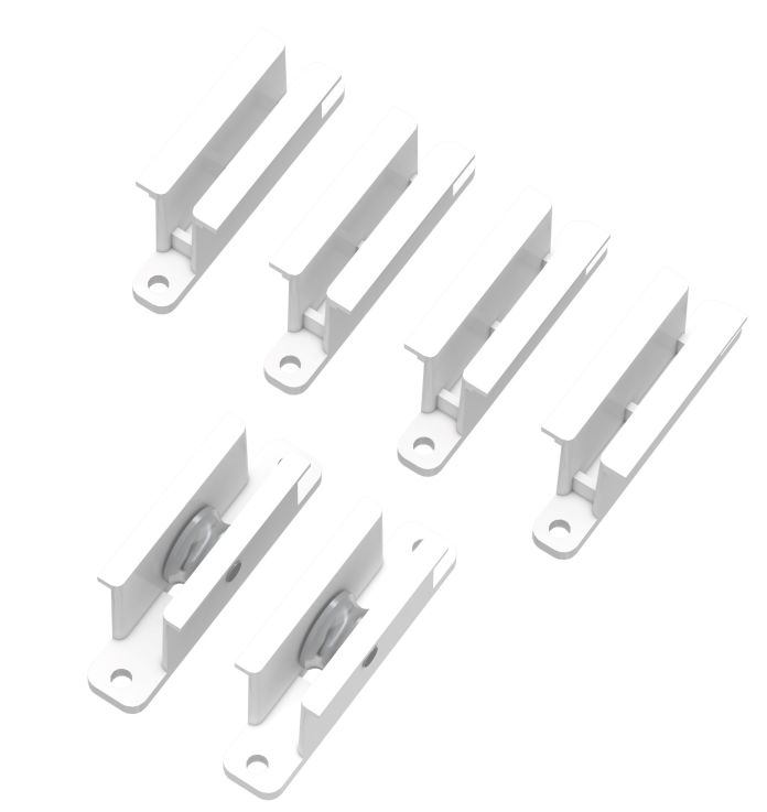 5503 WHEEL SET FOR SLIDING FLY SCREEN 
